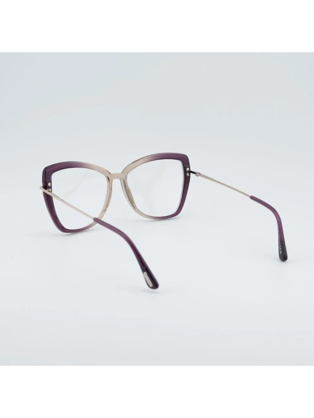 Tom Ford FT5882-B 083 Eyeglasses Violet / Gold 55mm Butterfly Frame